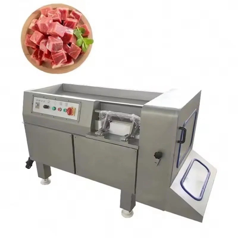 Machine à découper des cubes de viande de bœuf de 500 kg / Dicer de viande de porc glacée facile / Dicer de fromage glacé