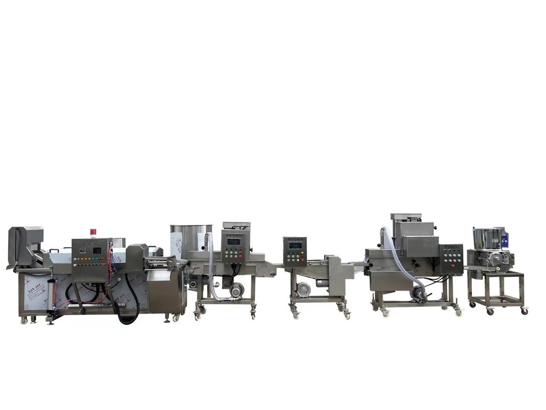 Ligne de production de hamburgers 380V et ligne de transformation de viande avec moulin à viande