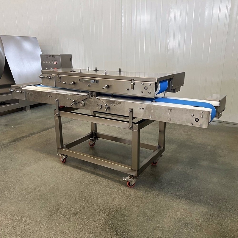 Machine à découper la viande pour transformation thermique pour les steaks d'agneau et de bœuf surgelés Capacité 500 kg