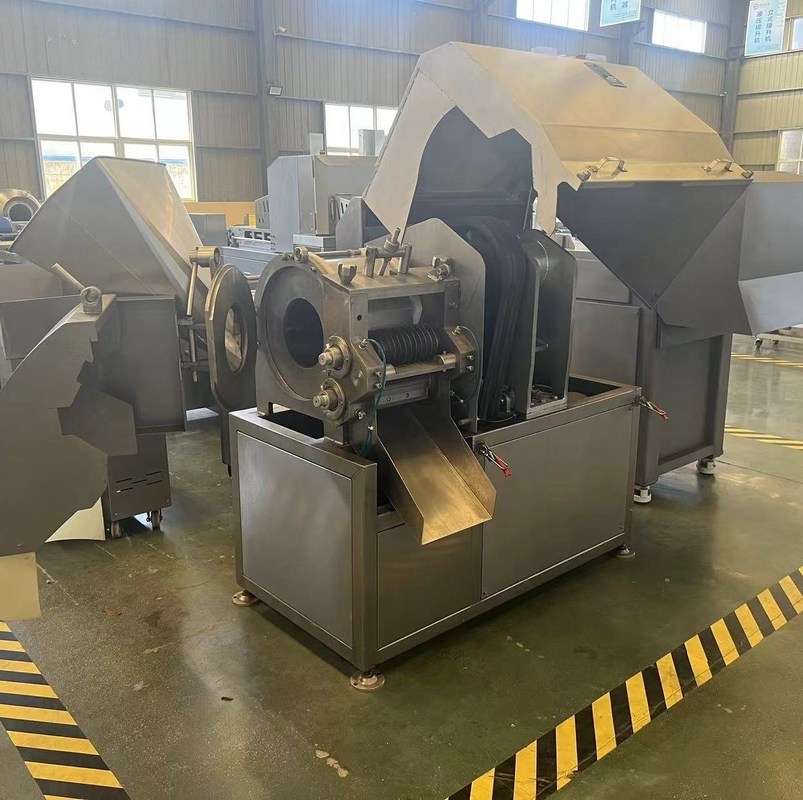 Coupe en bandes Traitement thermique Coupeuse de viande congelée pour aliments surgelés et transformation