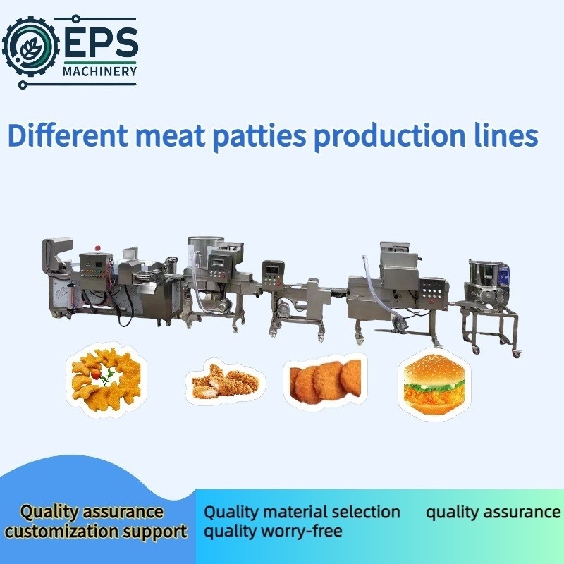 Voltage personnalisable ligne de production et de formage entièrement automatique de hamburger de bœuf