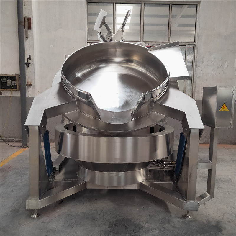 1200*900*900 Mélangeur de cuisson à vapeur automatique à vapeur horizontale